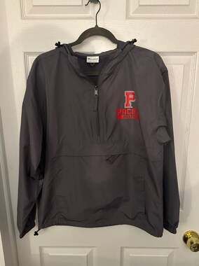 Champion Men's Pacific University Boxers Packable Half-Zip Windbreaker Jacket